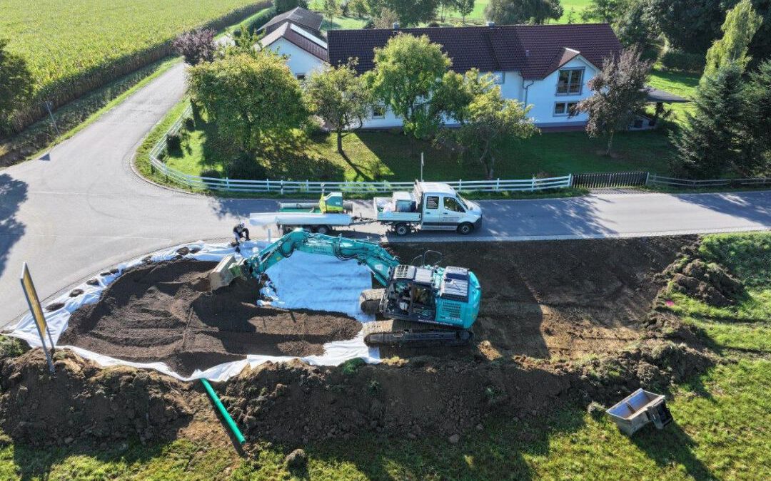 Straßenausbau für Schwertransporte – Straßen temporär verbreitert