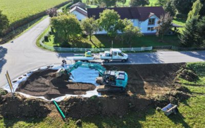 Straßenausbau für Schwertransporte – Straßen temporär verbreitert